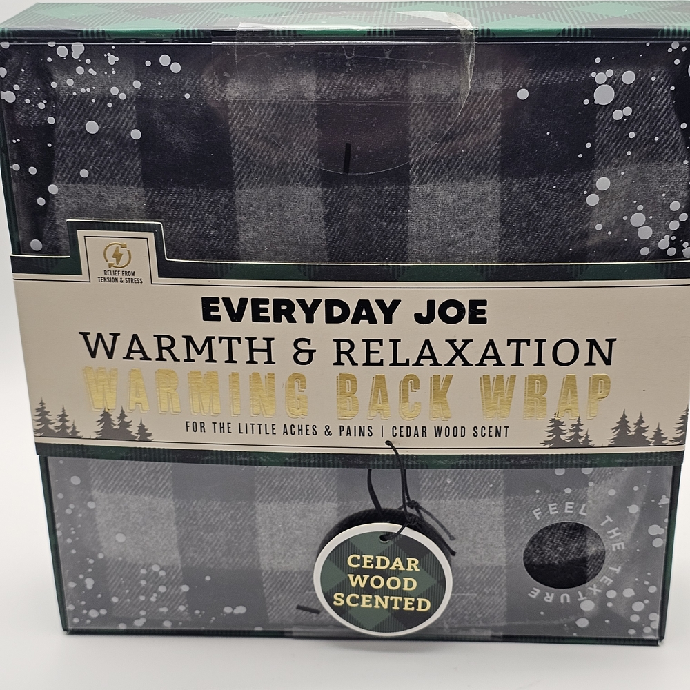 Everyday‎ Joe Warmth & Relaxing Warming BackWrap CEDAR WOOD SCENT
